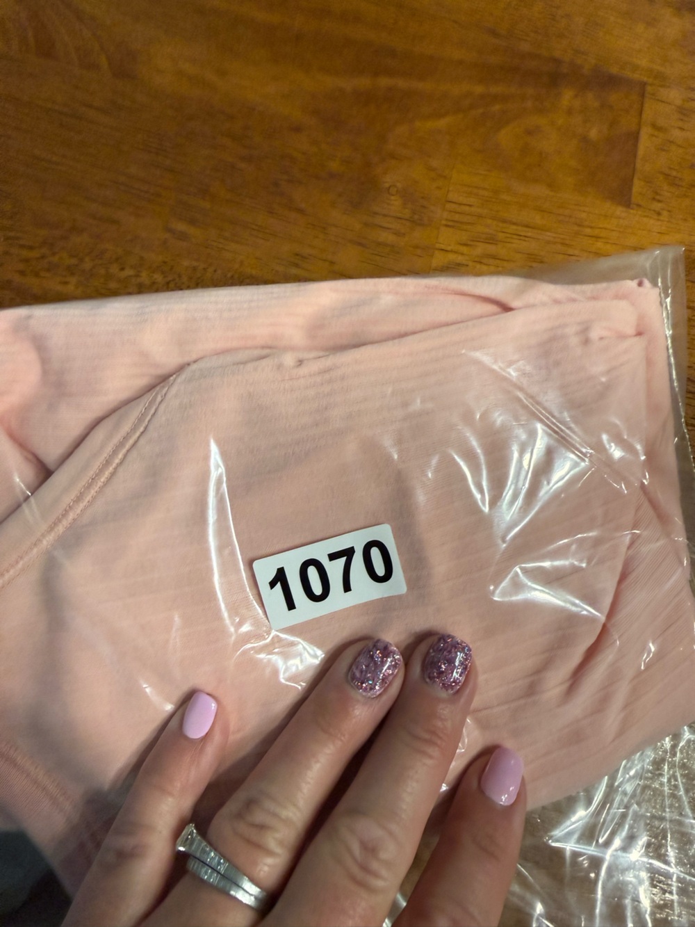 Lululemon Ebb to Street Tank Top Ribbed Built-in Bra Pink size 4 - Picture 8 of 8